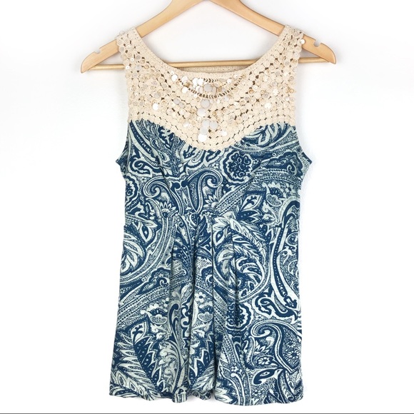 Anthropologie Tops - ANTHRO DELETTA Pattern Gather top XS paisley t104
